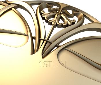 Headboard (SK_0278) 3D model for CNC machine